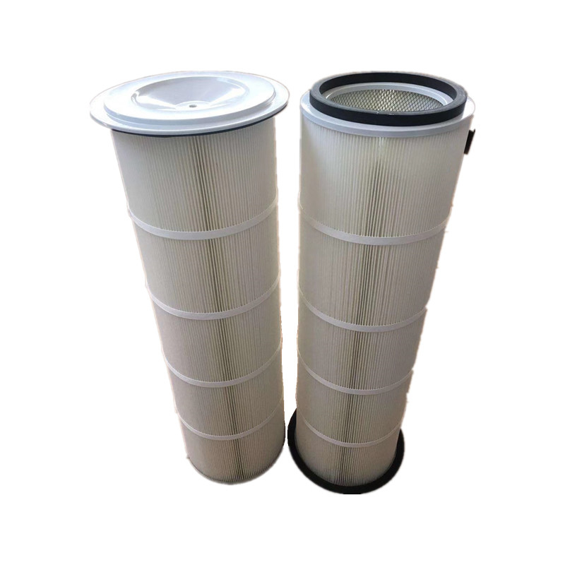 Filtro de aire industrial del Od 550m m para el cartucho de filtro de la eliminación del polvo