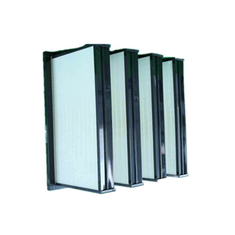 Eficacia industrial del filtro de aire de Hepa de la célula de la fibra de vidrio V 99,99%